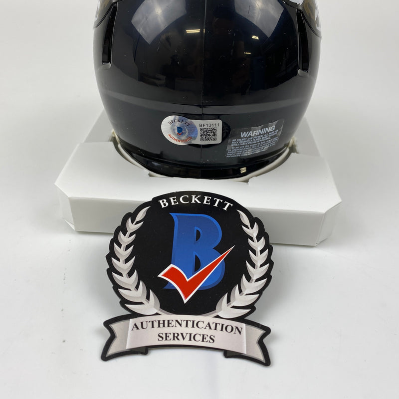 Autographed/Signed Travon Walker #1 Pick Jacksonville Jaguars Jags Mini Football Helmet Beckett BAS COA