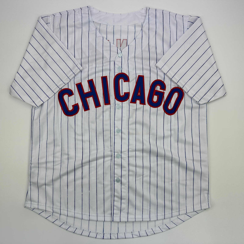 Autographed/Signed Shota Imanaga Chicago Pinstripe Baseball Jersey Beckett BAS COA