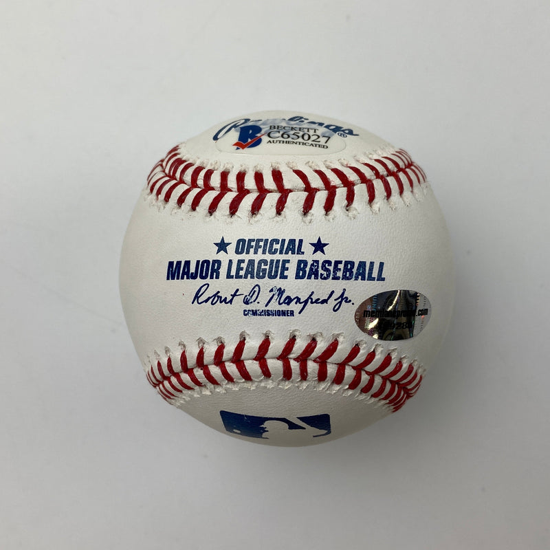 Autographed/Signed Felix Hernandez Rawlings Official Major League Baseball ROML Beckett BAS COA Auto