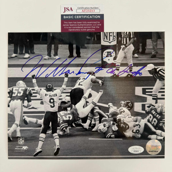 Autographed/Signed William Perry Chicago Bears 8x10 Football Photo JSA COA #2