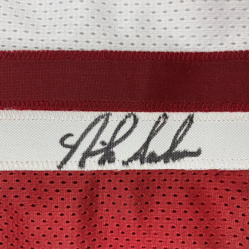 Autographed/Signed Nick Saban Alabama Split Pro Cut College Football Jersey PSA/DNA COA