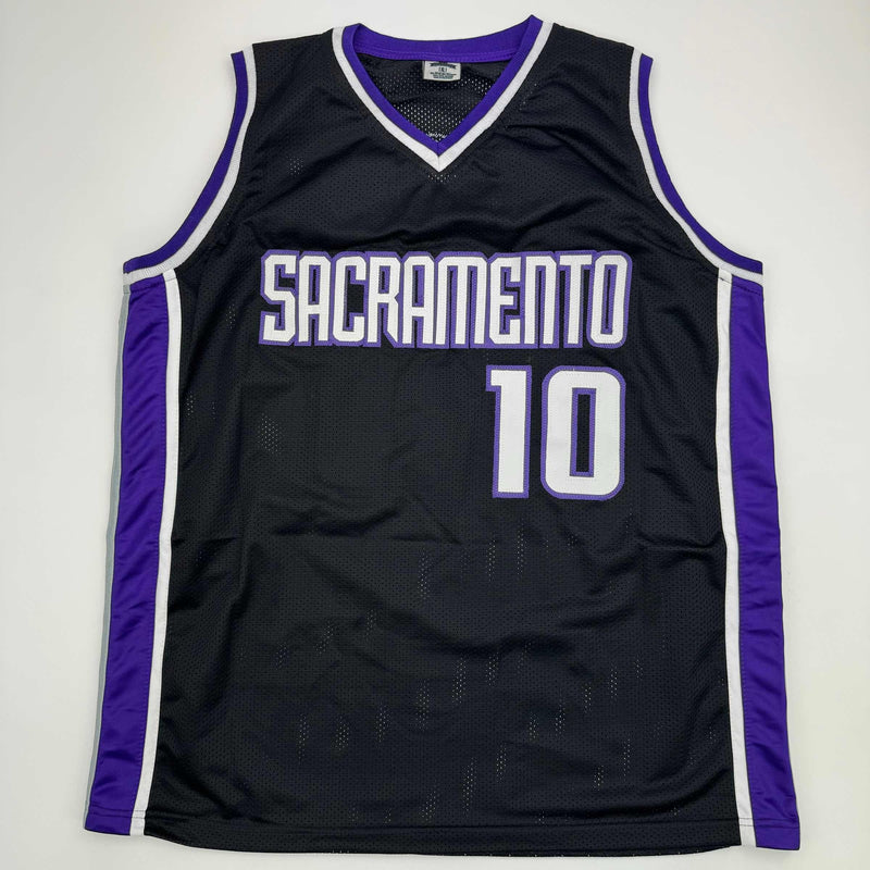 Autographed/Signed Domantas Sabonis Sacramento Black Basketball Jersey Beckett BAS COA