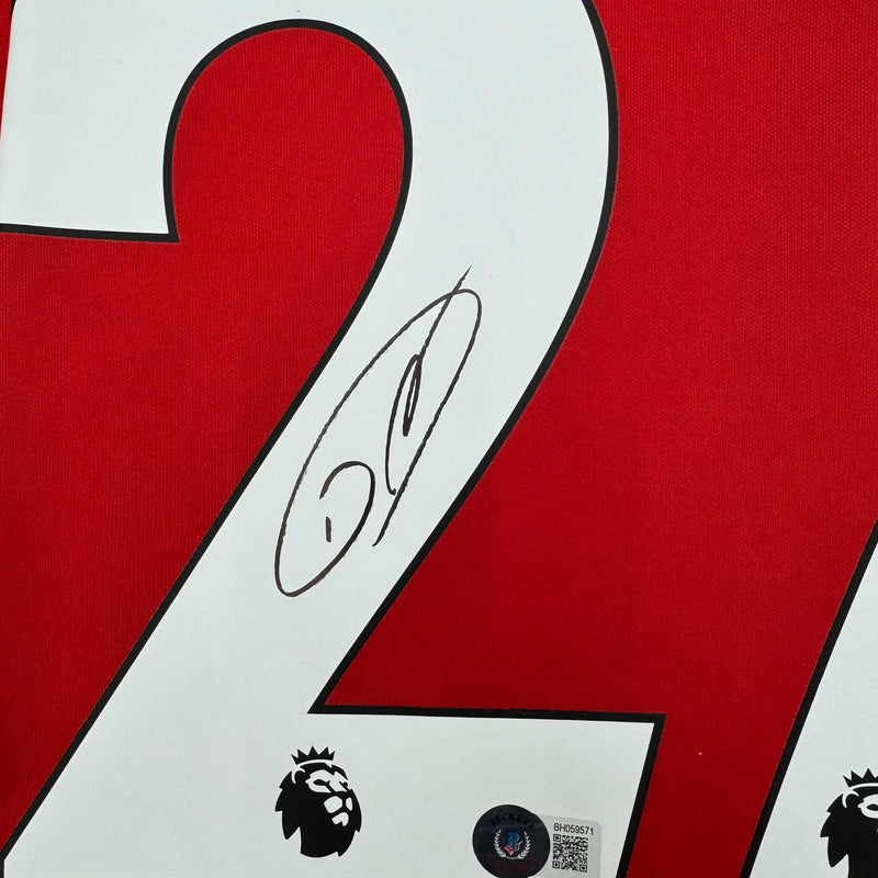 Autographed/Signed Darwin Nunez Liverpool Red Soccer Jersey Beckett BAS COA #2