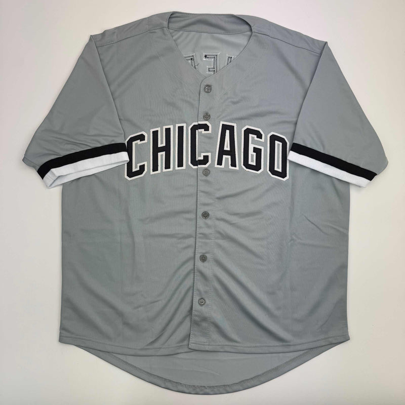 Autographed/Signed Paul Konerko Chicago Grey Baseball Jersey TriStar COA