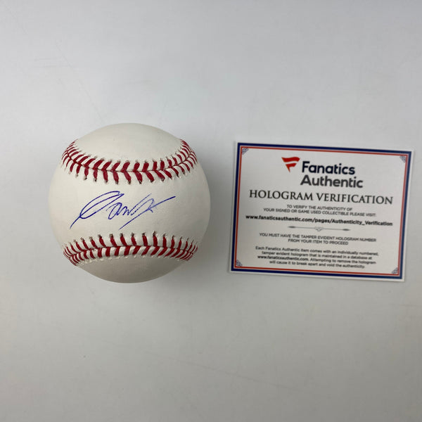 Autographed/Signed Gavin Lux Rawlings Official Major League Baseball ROML Fanatics COA