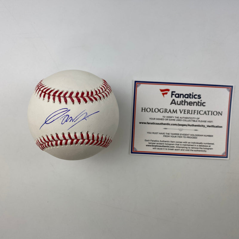 Autographed/Signed Gavin Lux Rawlings Official Major League Baseball ROML Fanatics COA