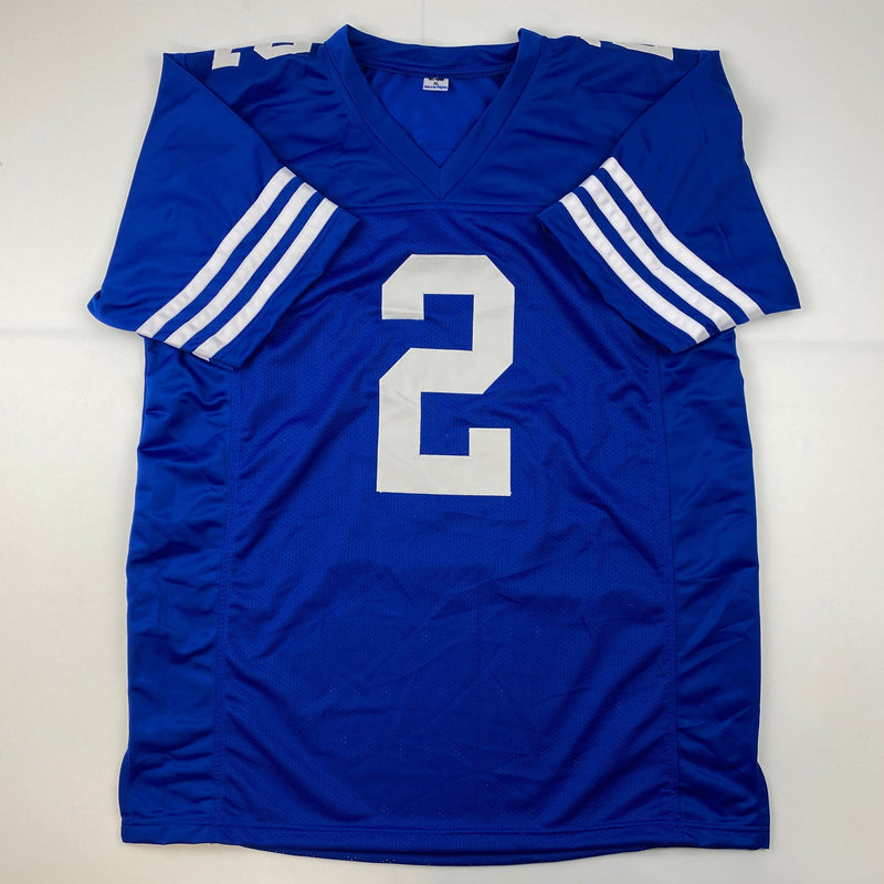 Autographed/Signed Matt Ryan Indianapolis Blue Football Jersey Beckett BAS COA