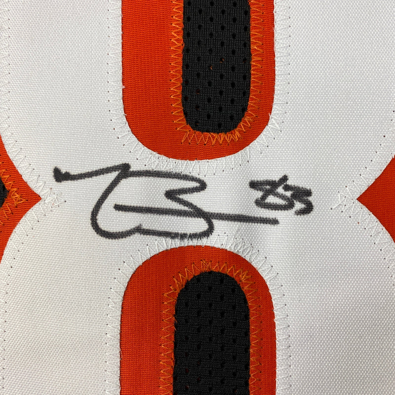 Autographed/Signed Tyler Boyd Cincinnati Black Football Jersey Beckett BAS COA