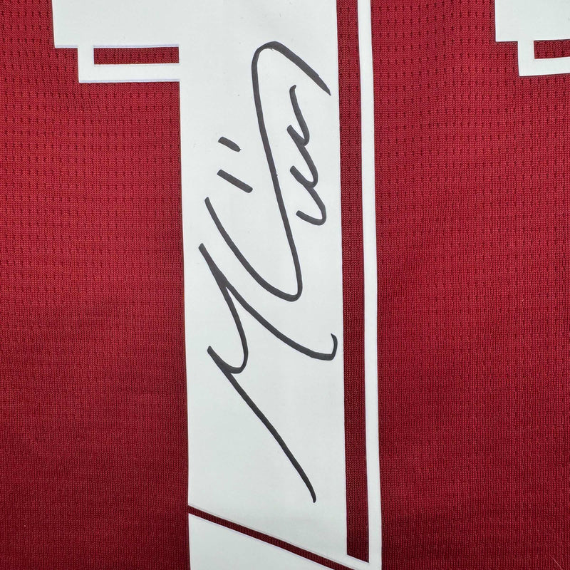 Autographed/Signed Mohamed Salah Liverpool Red Soccer Jersey Beckett BAS COA