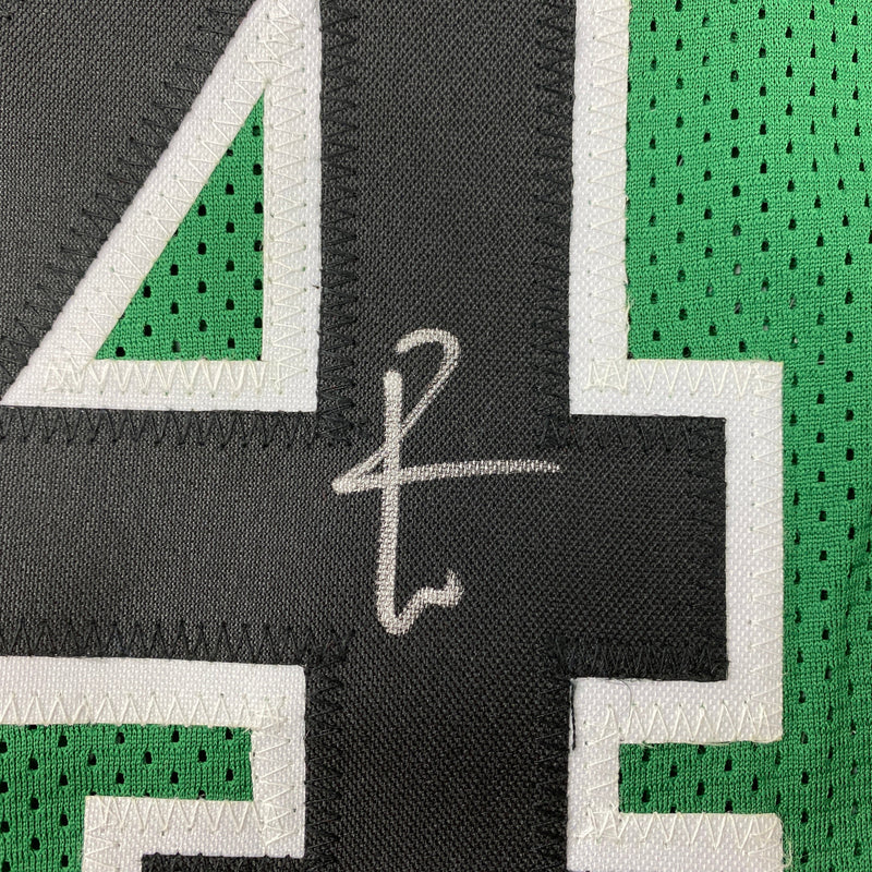 Autographed/Signed Patrick Williams Chicago Green Basketball Jersey Beckett BAS COA