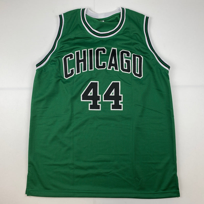 Autographed/Signed Patrick Williams Chicago Green Basketball Jersey Beckett BAS COA