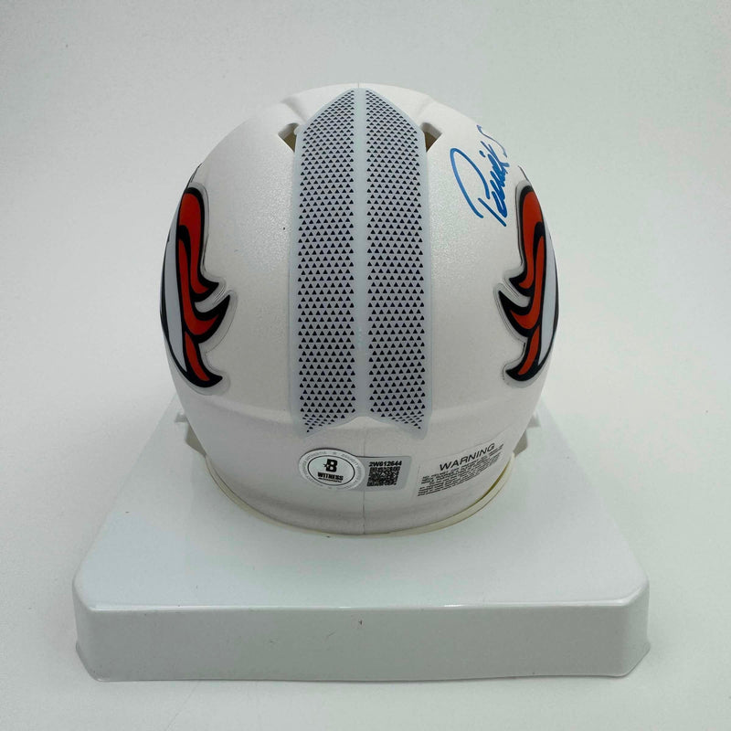 Autographed/Signed Patrick Surtain II Denver Broncos Alternate Mini Football Helmet Beckett BAS COA