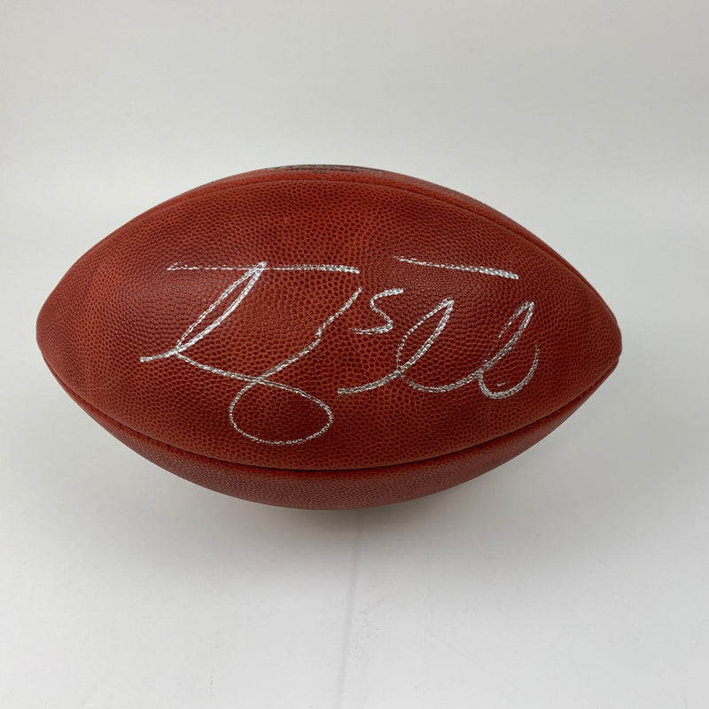 Autographed/Signed Tim Tebow New York Jets Authentic The Duke Full Size Football JSA COA