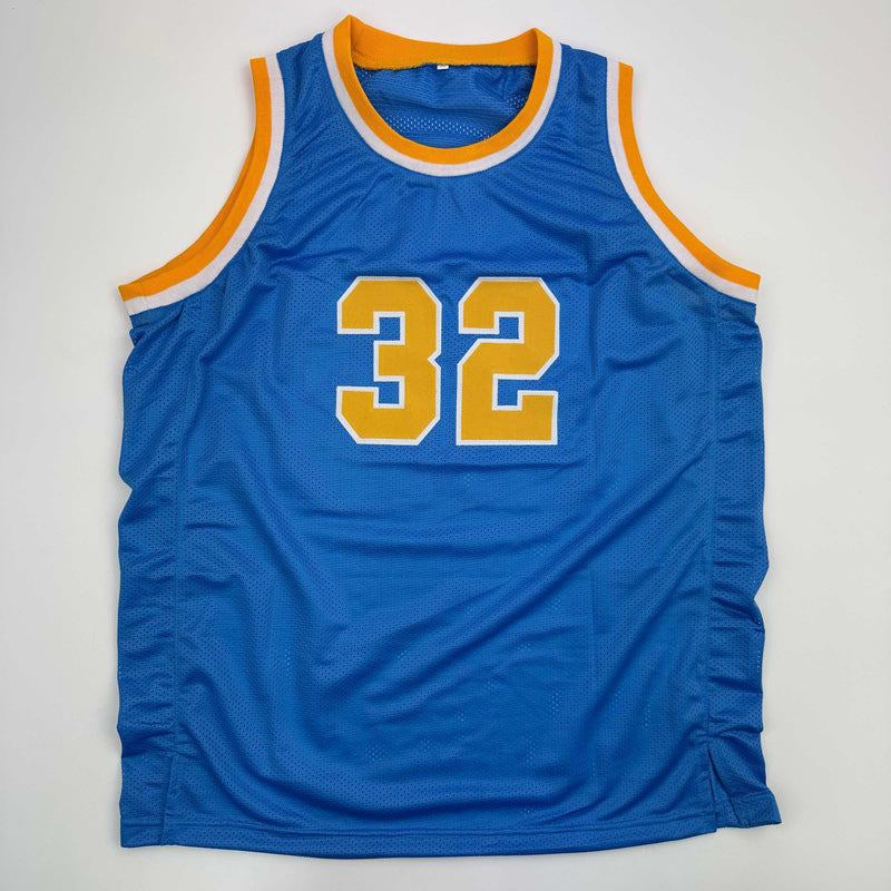 Autographed/Signed Bill Walton UCLA Blue College Basketball Jersey JSA COA