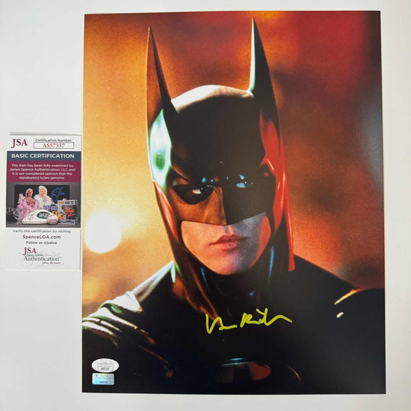 Autographed/Signed Val Kilmer Batman Movie 11x14 Photo JSA COA #2