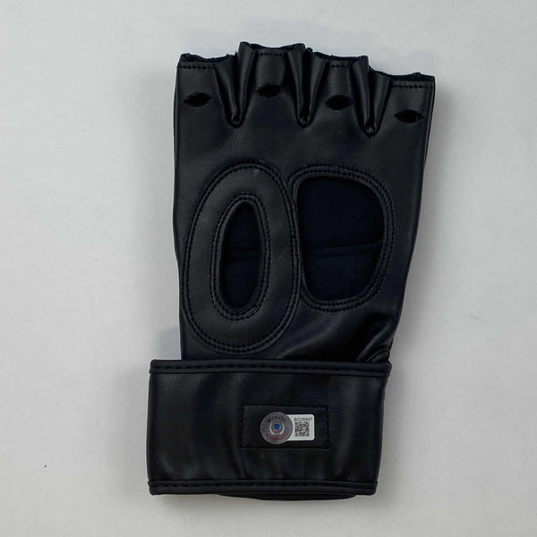 Autographed/Signed Donald Cowboy Cerrone UFC MMA Ultimate Fighting Black Glove Beckett BAS COA