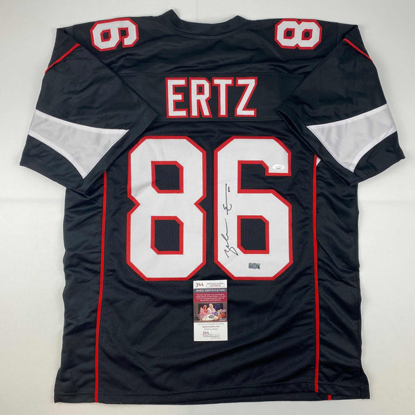 Autographed/Signed Zach Ertz Arizona Black Football Jersey JSA COA