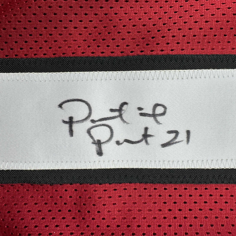 Autographed/Signed Patrick Peterson Arizona Red Football Jersey JSA COA