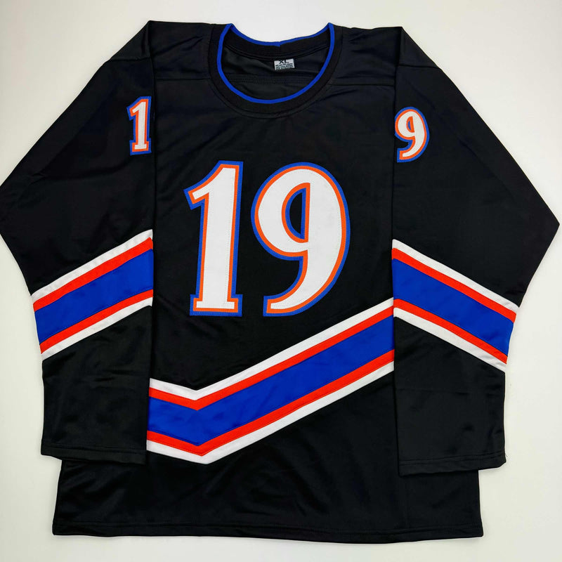 Autographed/Signed Nicklas Backstrom Washington Black Retro Hockey Jersey JSA COA
