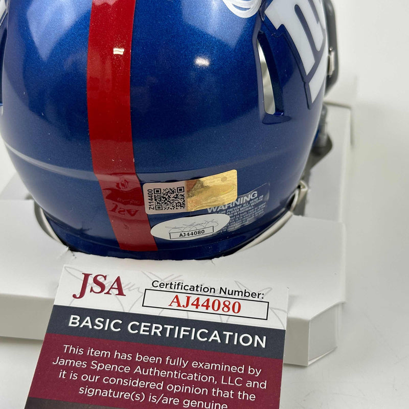 Autographed/Signed Darren Waller New York Giants Mini Football Helmet JSA COA