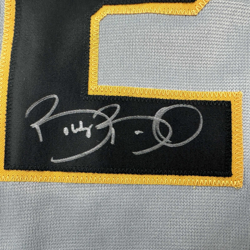 Autographed/Signed Bobby Bonilla Pittsburgh Grey Baseball Jersey JSA COA