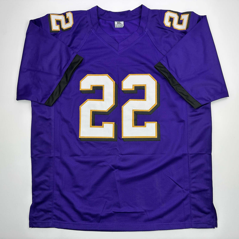 Autographed/Signed Derrick Henry Baltimore Purple Football Jersey JSA COA