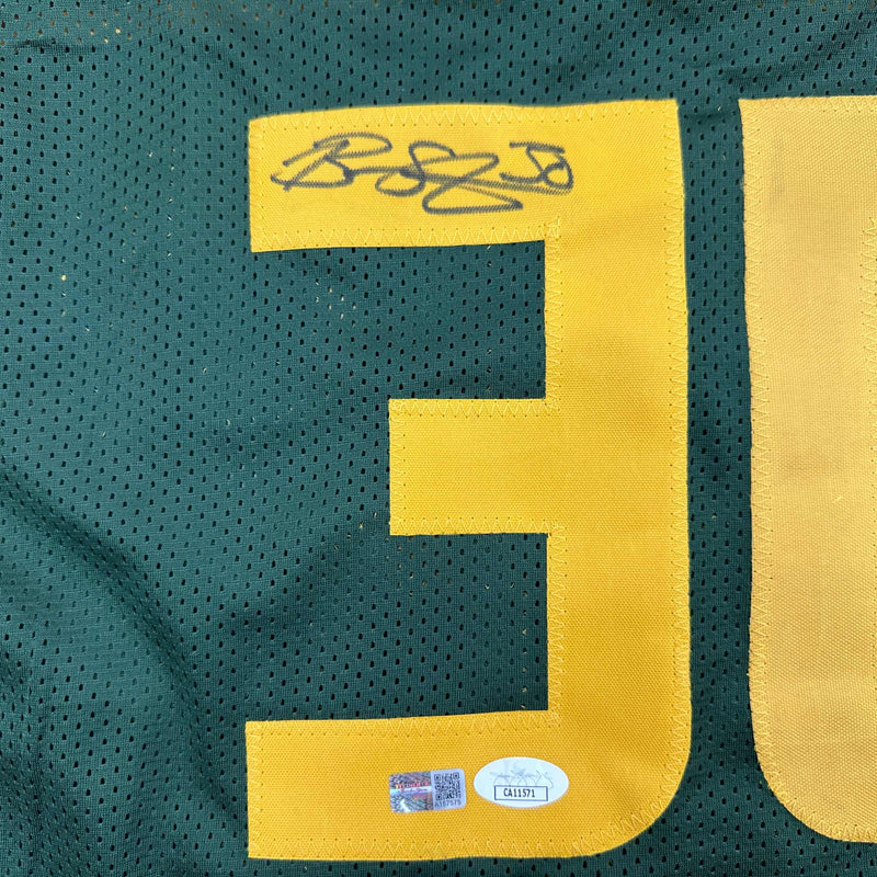 Autographed/Signed Breanna Stewart Seattle Green Basketball Jersey JSA COA