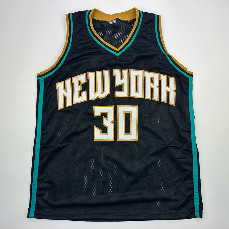 Autographed/Signed Breanna Stewart New York Black Basketball Jersey JSA COA