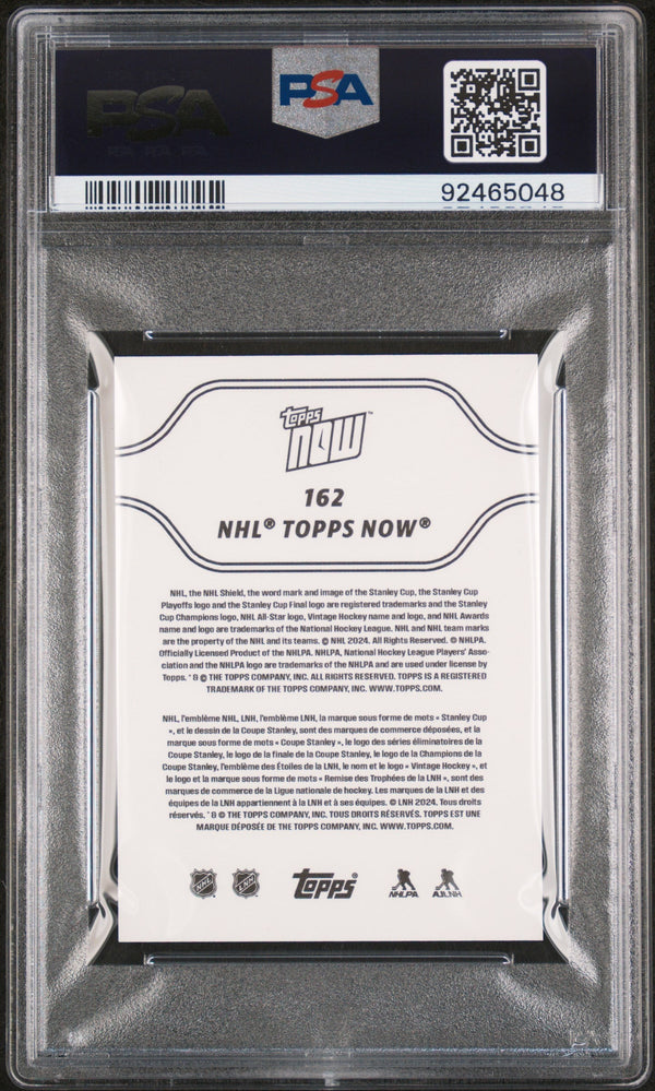 Graded 2023 Topps Now Ivan Fedotov #162 Stickers Rookie RC Hockey Card PSA 10 Gem Mint