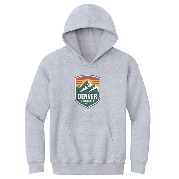 Denver Summit FC Vintage Primary Logo Gray WHT
