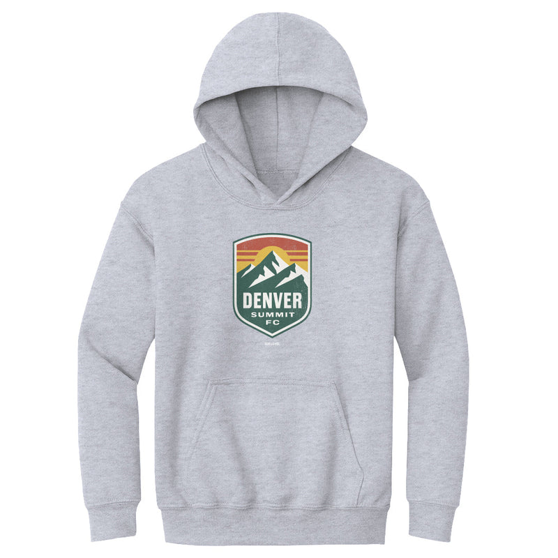 Denver Summit FC Vintage Primary Logo Gray WHT