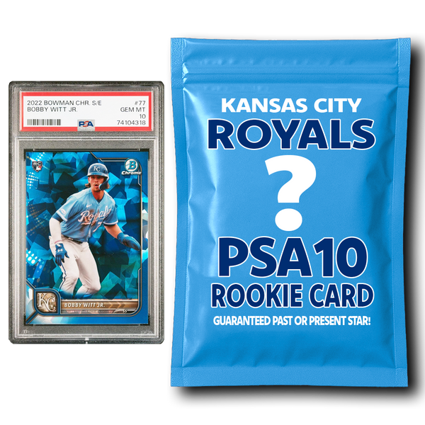 Kansas City Royals PSA 10 Graded Rookie Card Mystery Pack