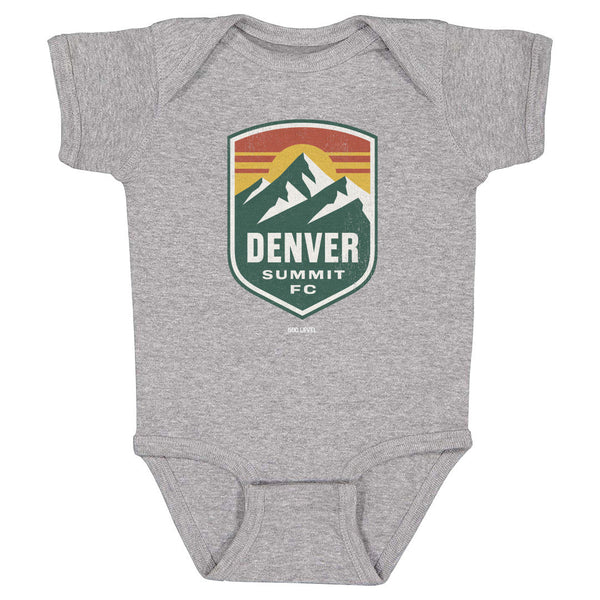 Denver Summit FC Vintage Primary Logo Gray WHT