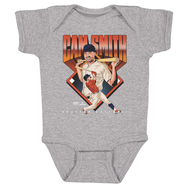 Cam Smith Houston Baseball Diamond WHT