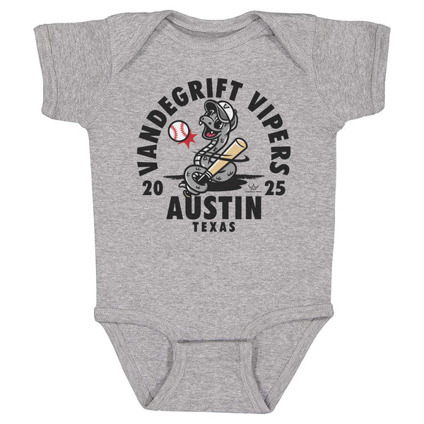 Crown Trio Vandegrift High School Baseball Mascot Snake WHT