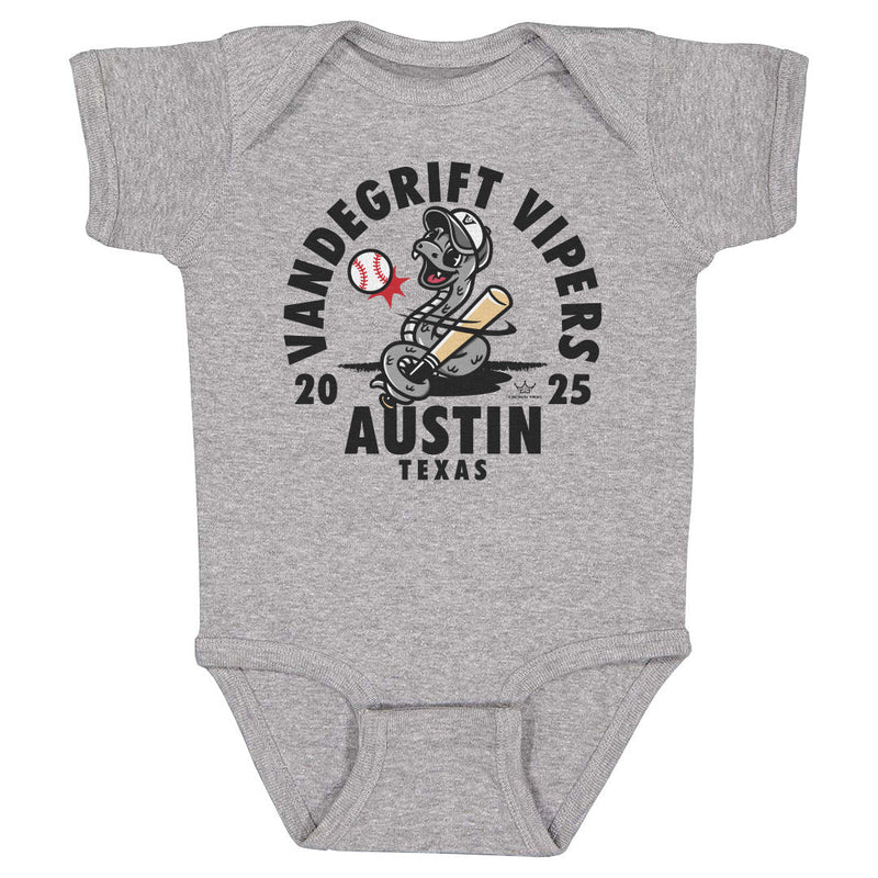 Crown Trio Vandegrift High School Baseball Mascot Snake WHT