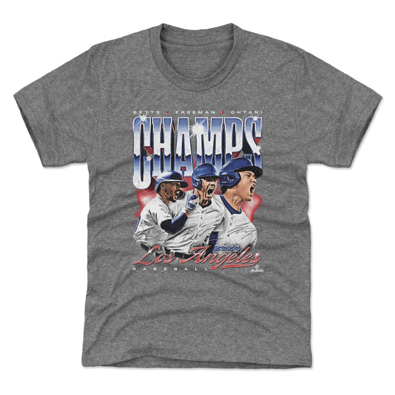 Los Angeles Baseball 2024 Champs Trio Vintage WHT