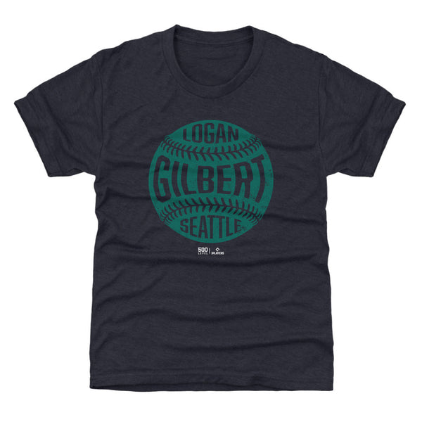 Logan Gilbert Seattle Vintage Baseball WHT