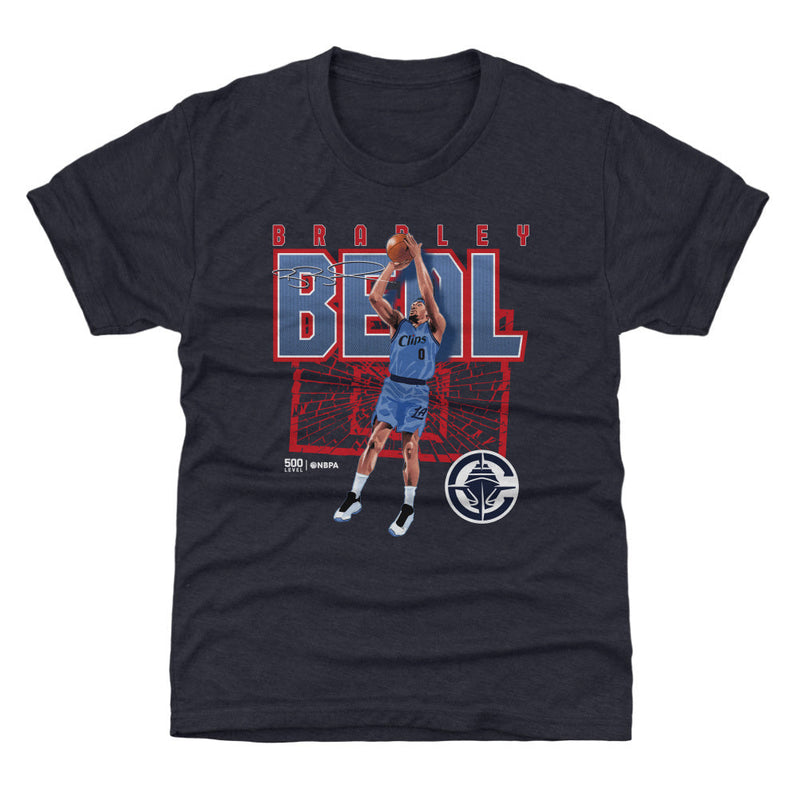 Bradley Beal Los Angeles Clippers Shattered WHT