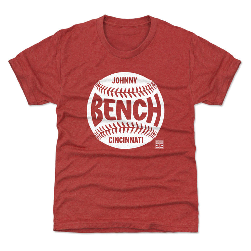 Johnny Bench Cincinnati Baseball WHT