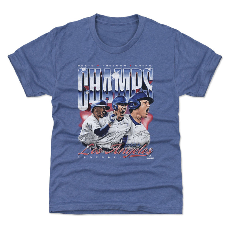 Los Angeles Baseball 2024 Champs Trio Vintage WHT
