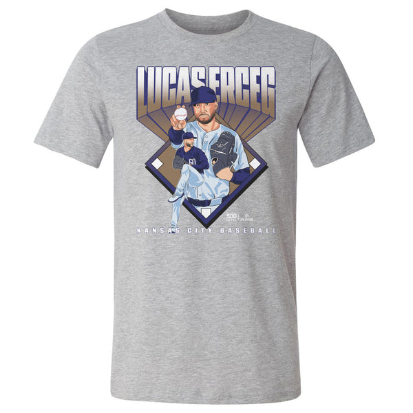Lucas Erceg Kansas City Baseball Diamond WHT