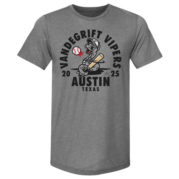 Crown Trio Vandegrift High School Baseball Mascot Snake WHT