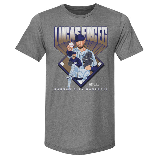 Lucas Erceg Kansas City Baseball Diamond WHT