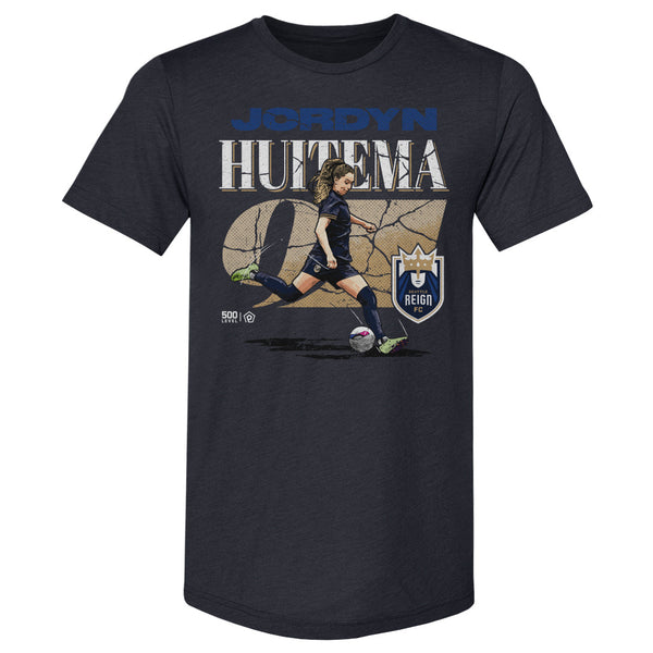 Jordyn Huitema Seattle Reign FC Cracked Number WHT
