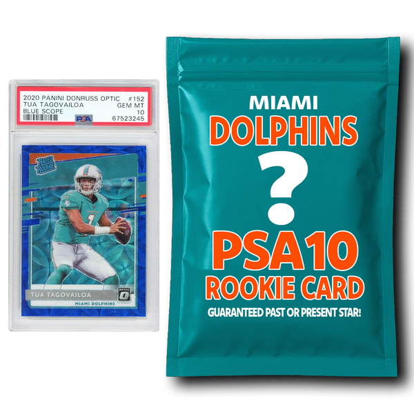 Miami Dolphins PSA 10 Graded Rookie Card Mystery Pack