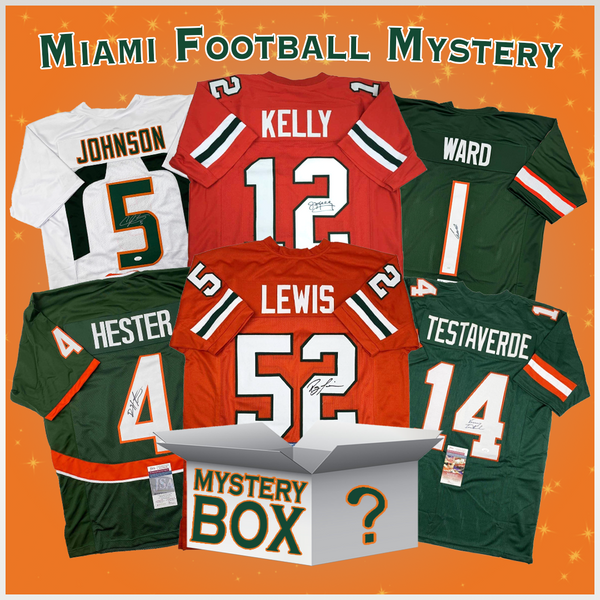 Autographed/Signed Miami University College Football Jersey Mystery Box with PSA JSA or Beckett COA