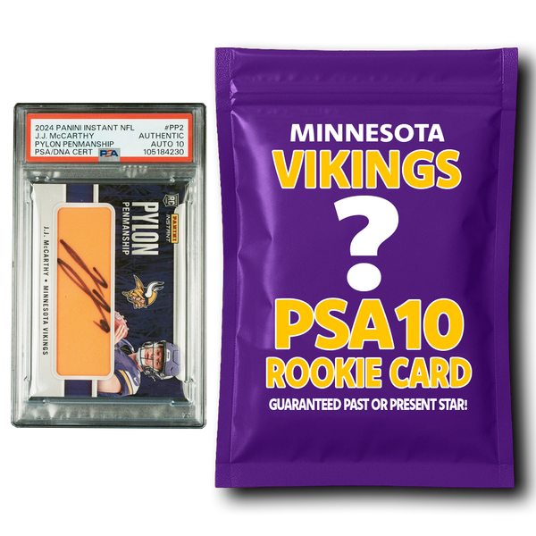 Minnesota Vikings PSA 10 Graded Rookie Card Mystery Pack