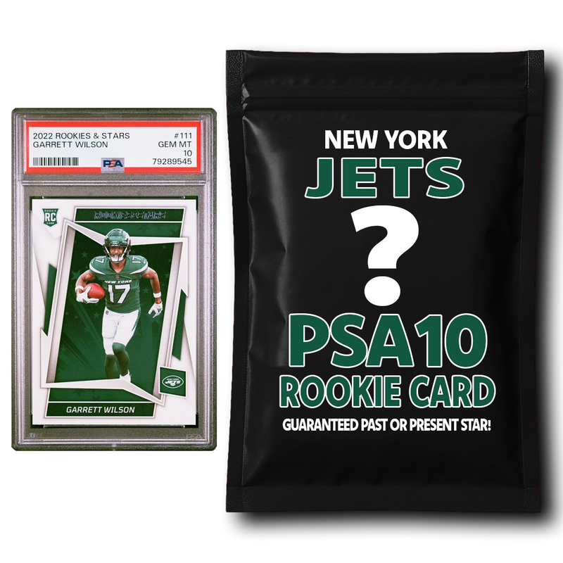 New York Jets PSA 10 Graded Rookie Card Mystery Pack