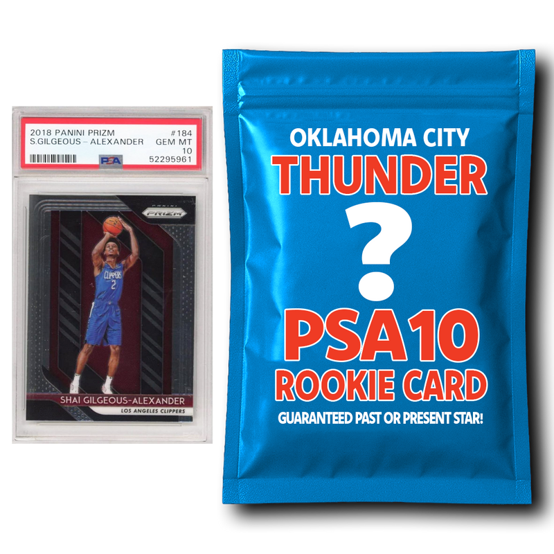 Oklahoma City Thunder PSA 10 Graded Rookie Card Mystery Pack